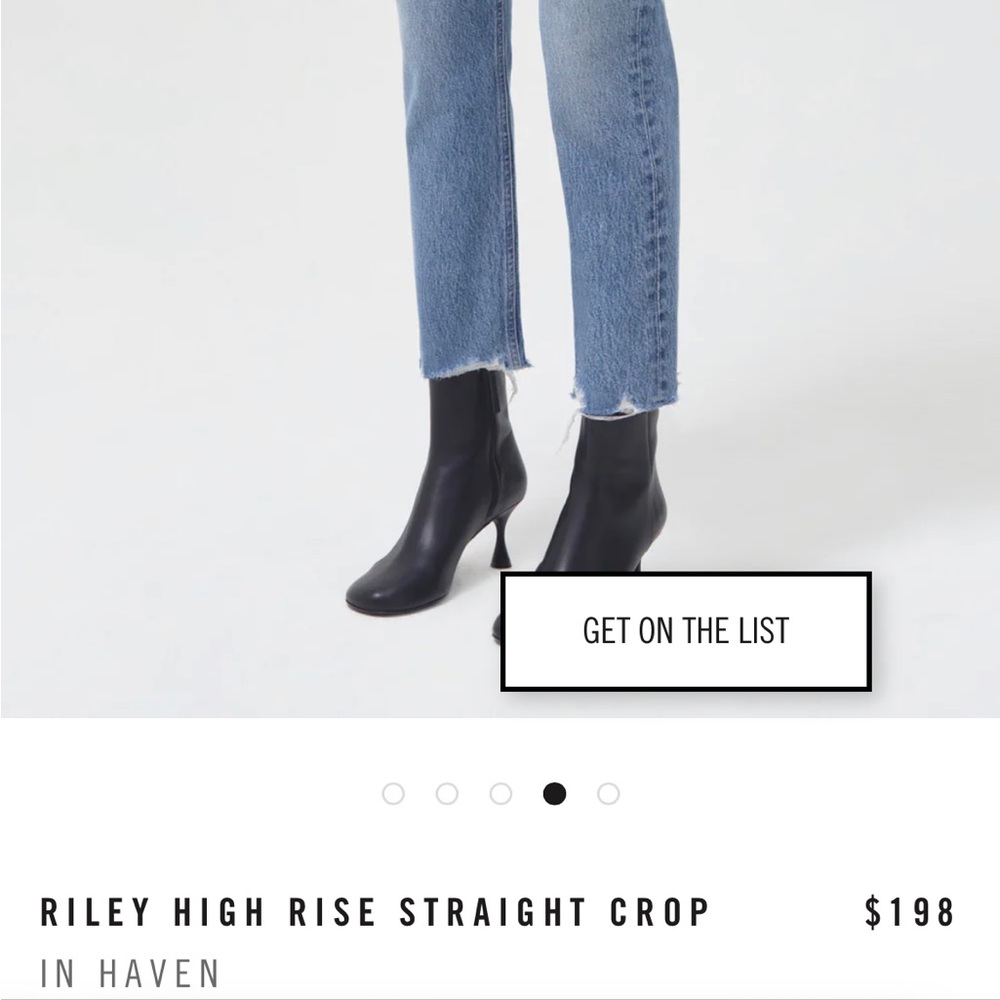 AGOLDE Riley High Rise Straight Crop Jean. - Picture 9 of 9